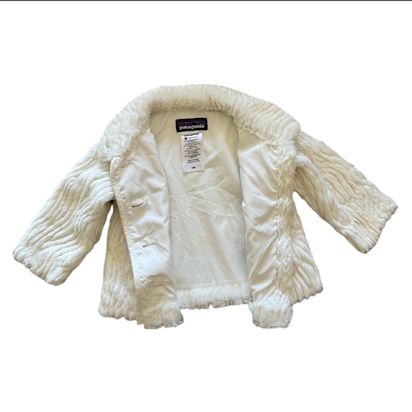 Patagonia Baby  Pelage white Jacket Size 6M - Picture 3 of 7